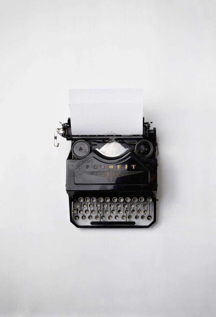 old fashion typewriter