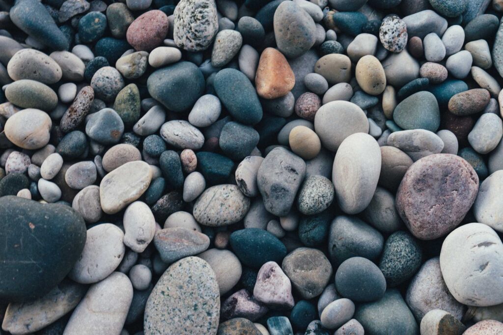 stones on beach