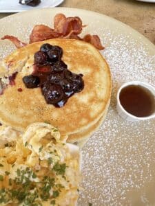 blueberry pancakes